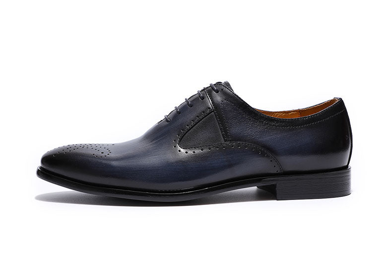 Archie Blue Grey Oxford