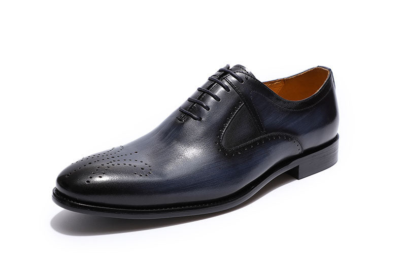 Archie Blue Grey Oxford