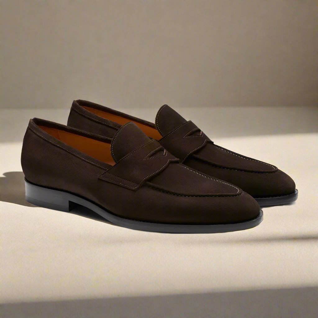 Derek Dark Brown Penny Loafer1