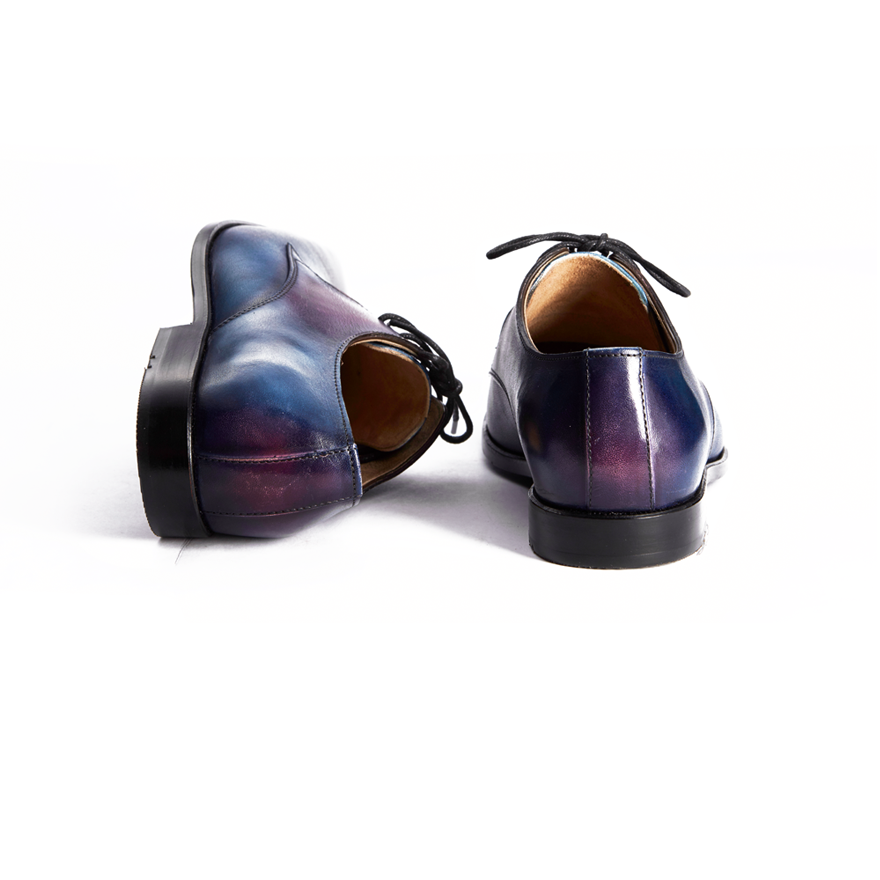 Lucas Blue & Purple Patina Derby