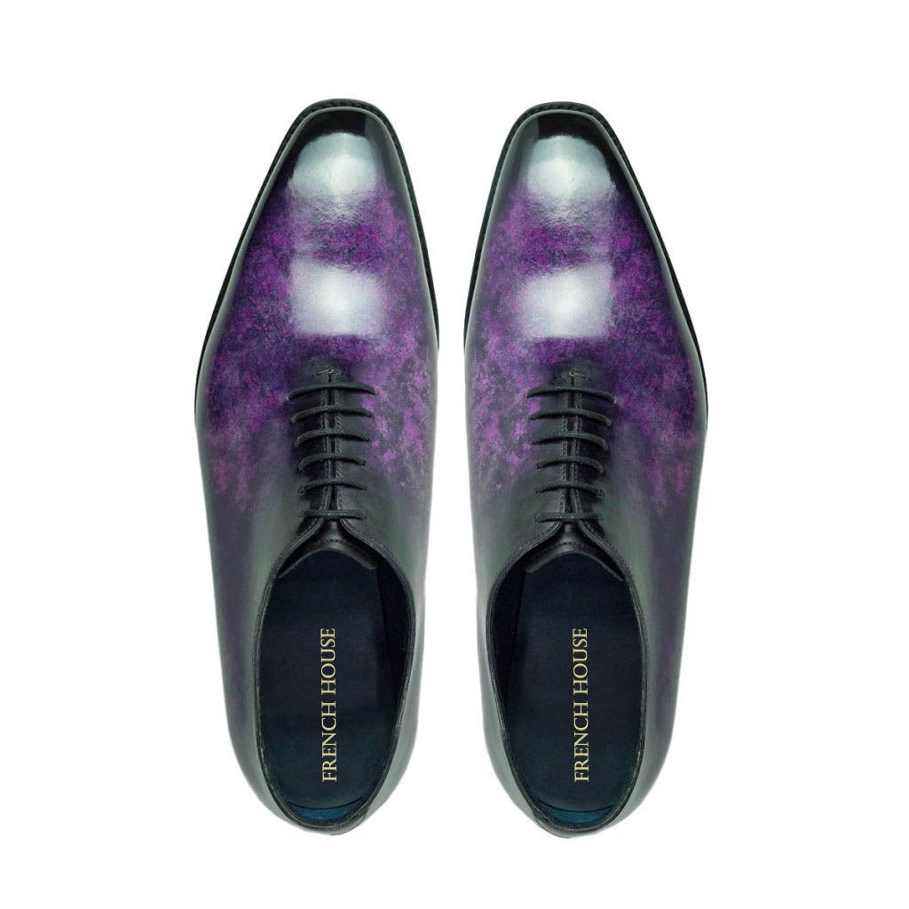 Orson Purple Patina Wholecut Oxford