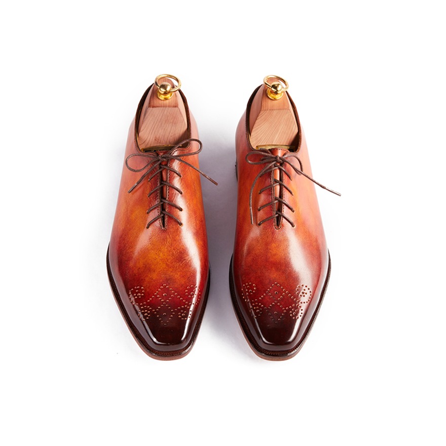 Dawson Tan Patina Wholecut Oxford