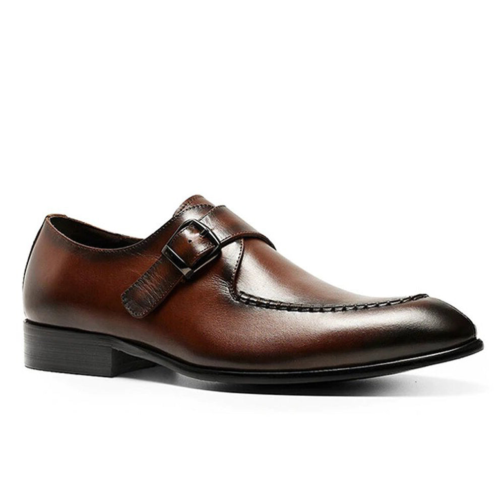 Alan Brown Single Monk Strap - Romèro Ferrera