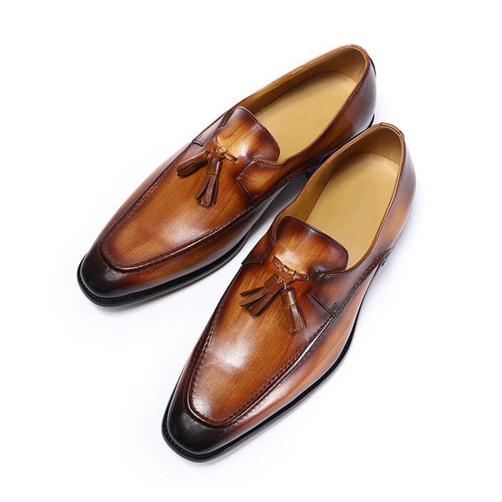 Ryan Tan Tassel Loafer - Romèro Ferrera