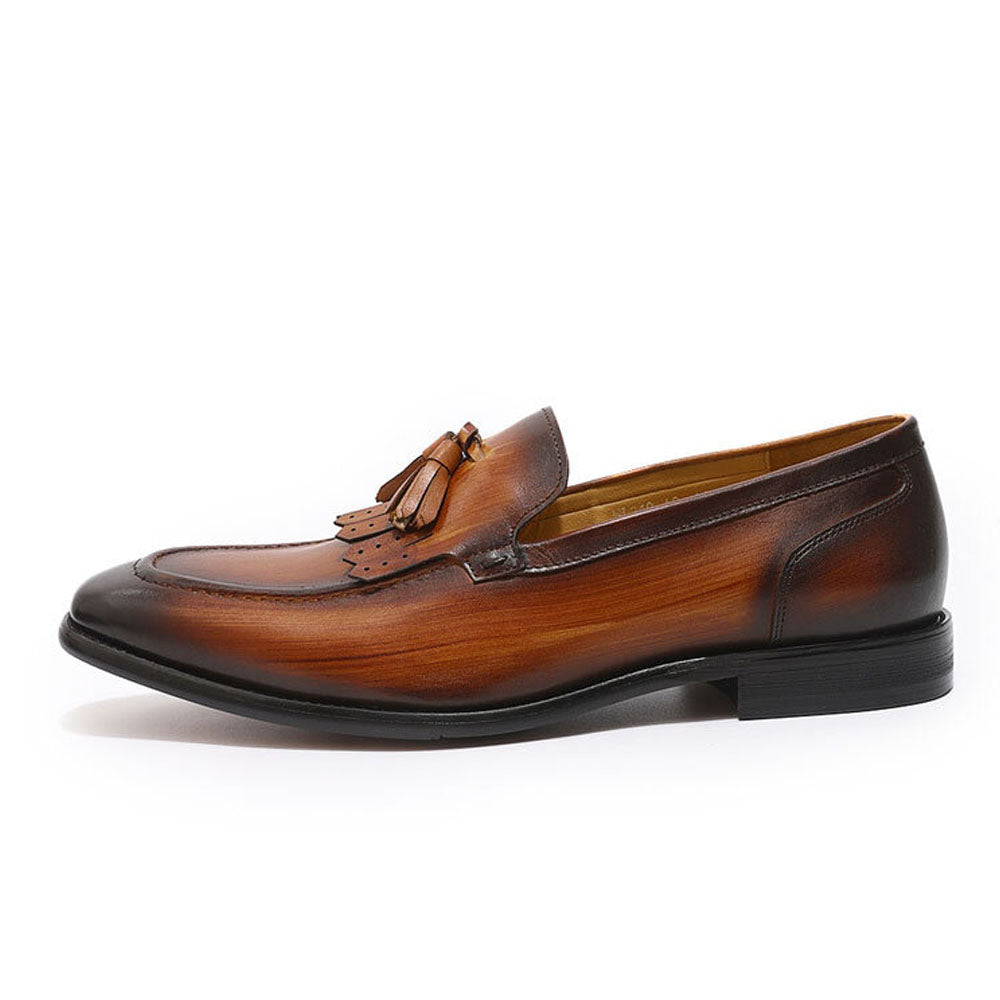 Dylan Tan Tassel Loafer - Romèro Ferrera