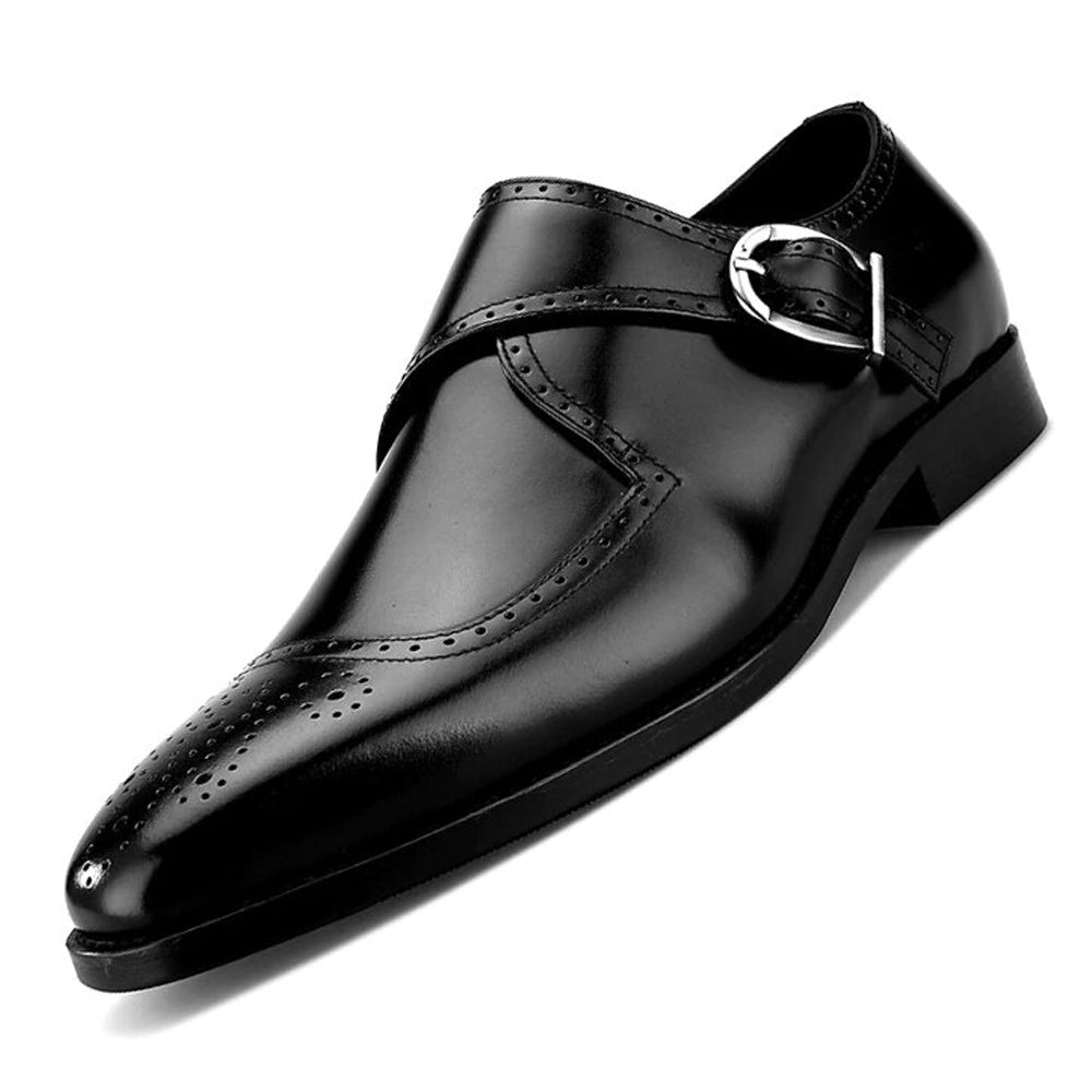 Karl Black Single Monk Strap - Romèro Ferrera