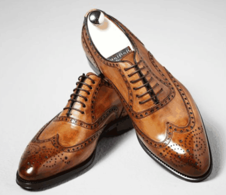 Mens tan hotsell wingtip shoes