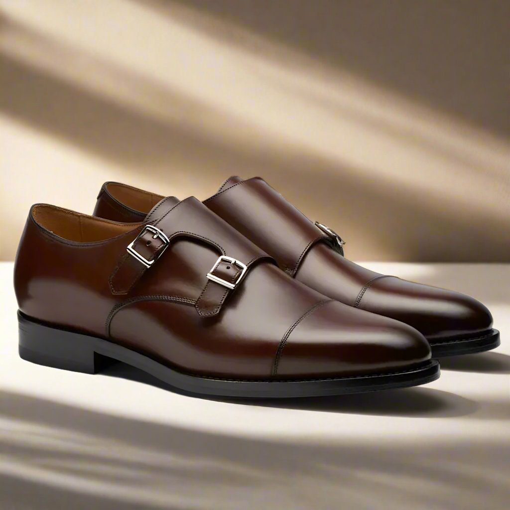 Adam Brown Double Monk Strap - Romèro Ferrera