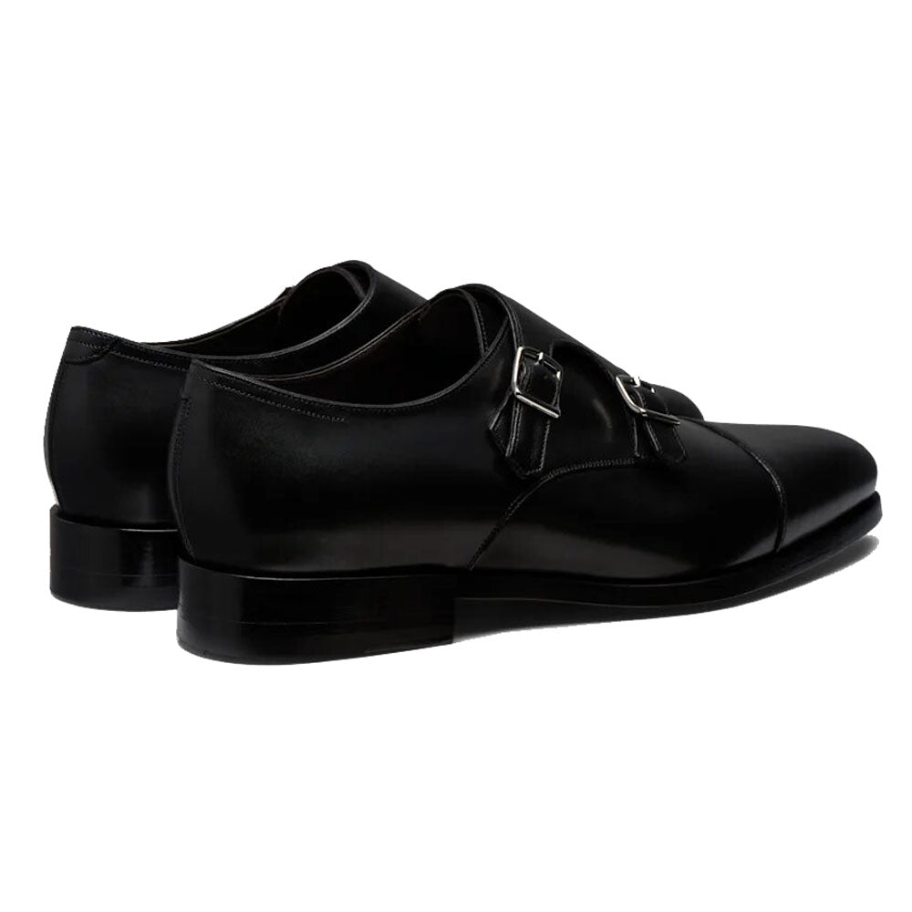 Adam Black Double Monk Strap - Romèro Ferrera