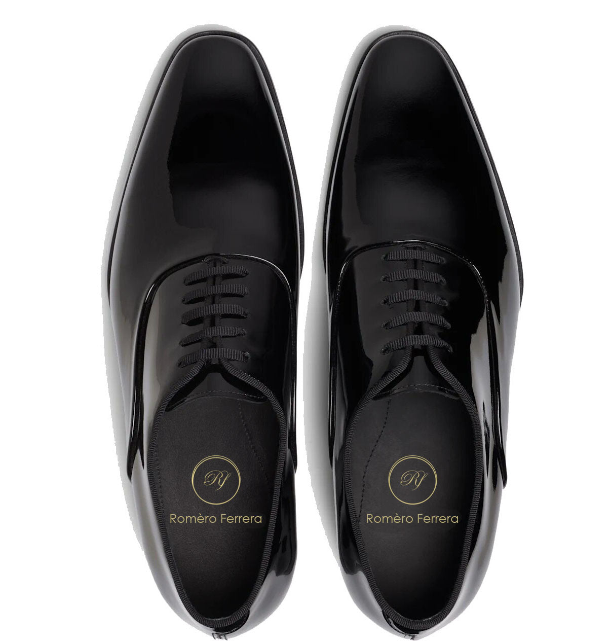 Black Patent Leather Formal Oxford Lace Up Shoes for Men. Manmade Comfortable Sole. Customization Available.