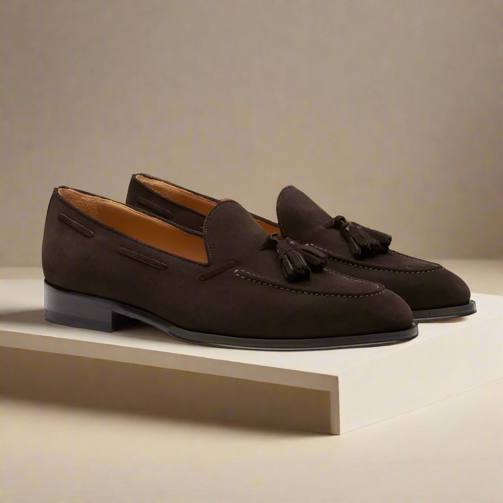 Mark Dark Brown Tassel Loafer - Romèro Ferrera