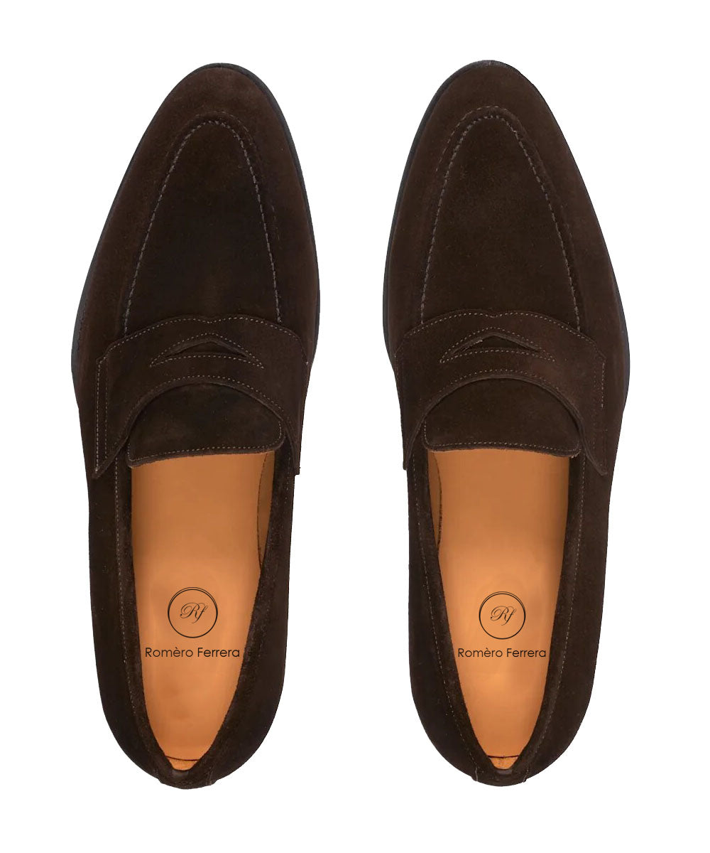 Derek Dark Brown Penny Loafer - Romèro Ferrera