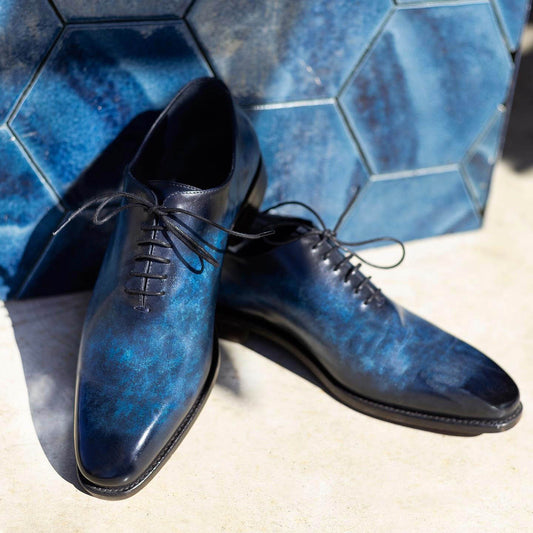 Orson Ocean Blue Patina Wholecut Oxford