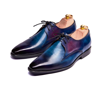 Lucas Blue & Purple Patina Derby