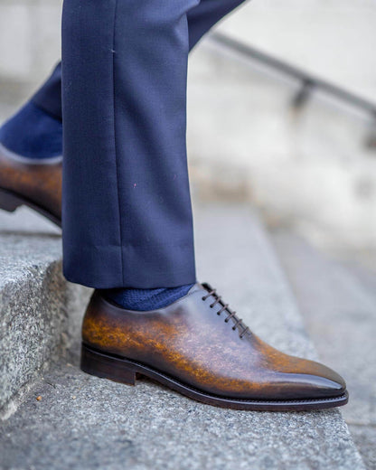 Orson Brown Patina Wholecut Oxford