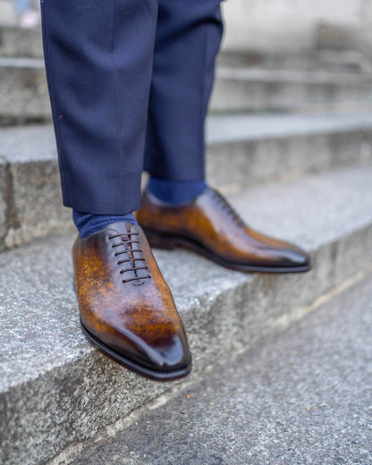 Orson Brown Patina Wholecut Oxford