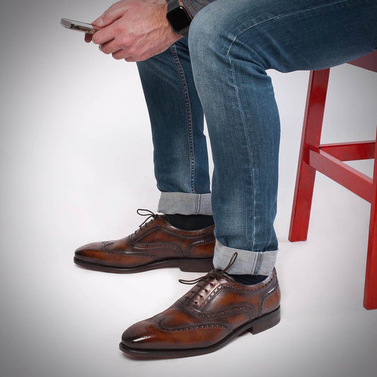 Dylan Brown Patina Wingtip Oxford