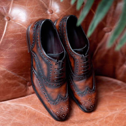 Dylan Brown Patina Wingtip Oxford
