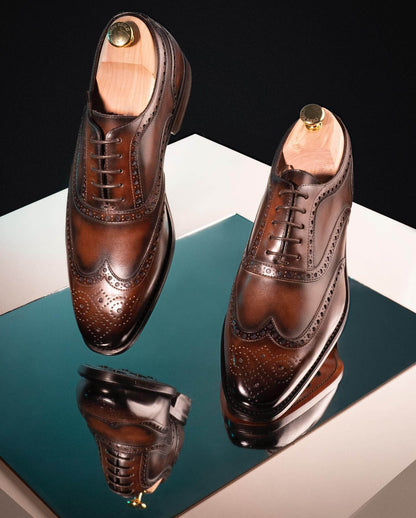 Dylan Brown Patina Wingtip Oxford