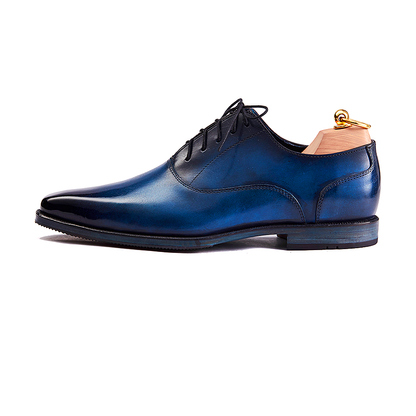 Oliver Navy Blue Patina Oxford