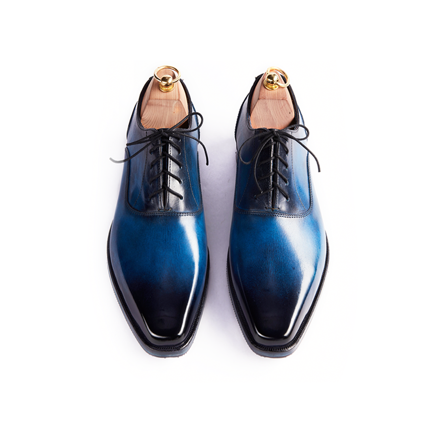 Oliver Navy Blue Patina Oxford