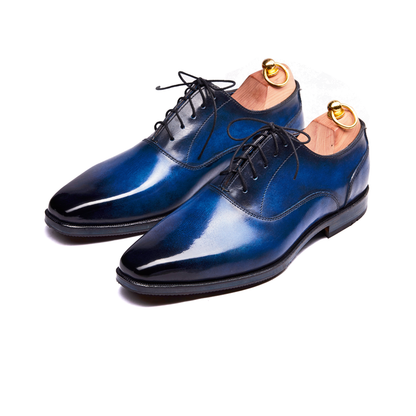 Oliver Navy Blue Patina Oxford