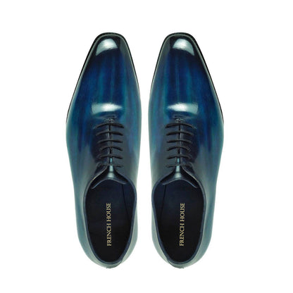 Stoke Ocean Blue Patina Wholecut Oxford