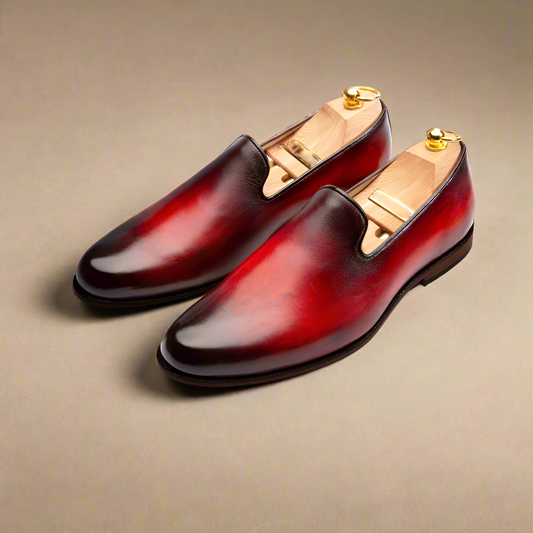 Arlo Ox Blood Patina Loafer