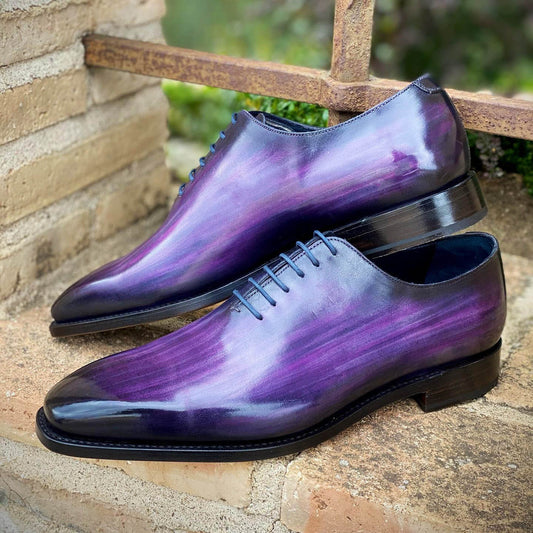 Stoke Purple Patina Wholecut Oxford