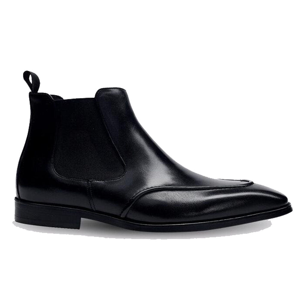 Hector Black Slip-on Chelsea Boot