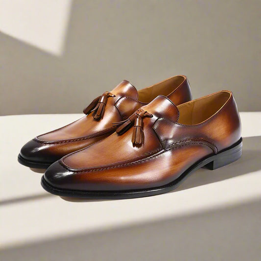 Ryan Tan Tassel Loafer - Romèro Ferrera