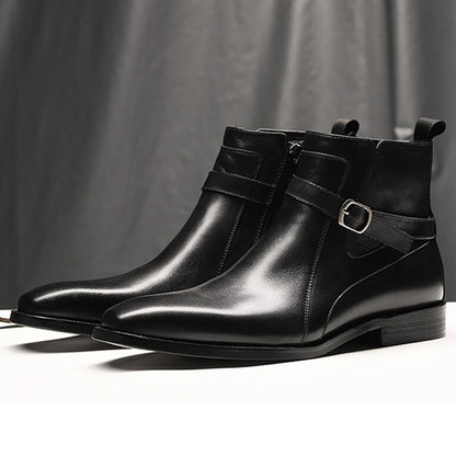 Max Black Jodhpuri Boot