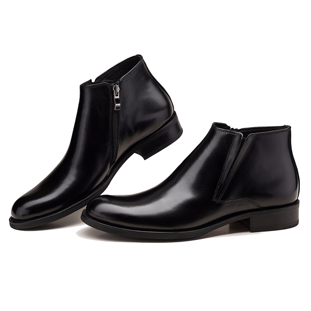 Parker Black Zip Slip-on Boot