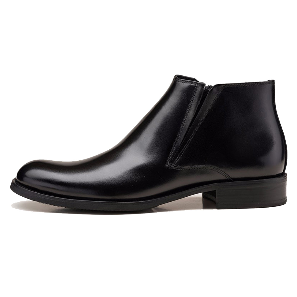 Parker Black Zip Slip-on Boot