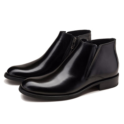 Parker Black Zip Slip-on Boot