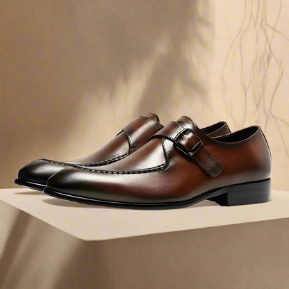 Alan Brown Single Monk Strap