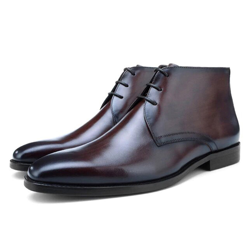 Harris Dark Brown Patina Chukka Boot